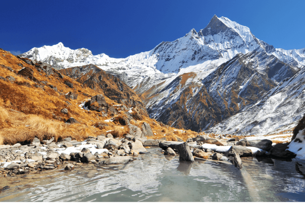 Trek to Annapurna Base Camp, Annapurna Conservation Area, Nepal, Himalayas