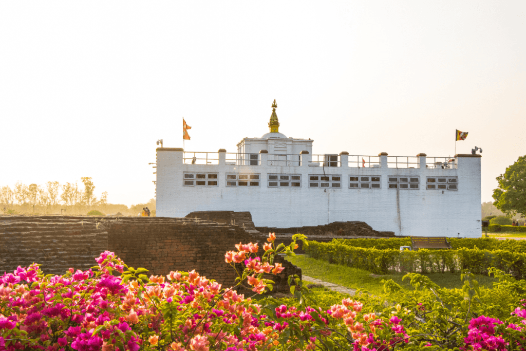 Maya devi temple and birthplace of lord Gautam buddha in Lumbini, Nepal