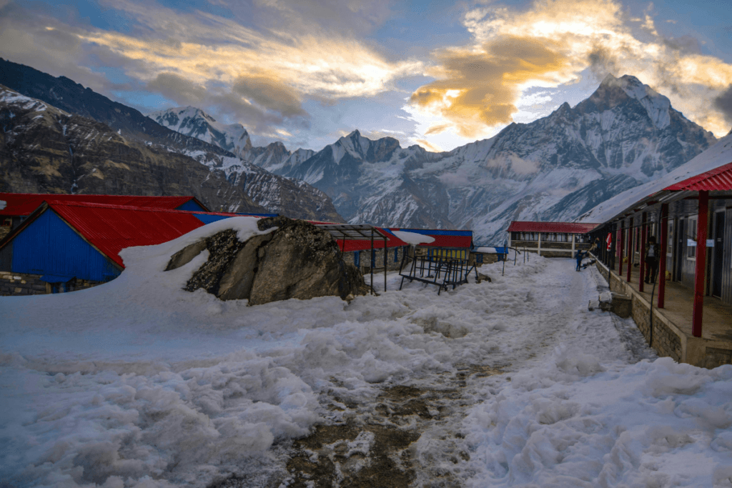 "Annapurna In Winter Season"" "Koshi Province" "Nepal" 