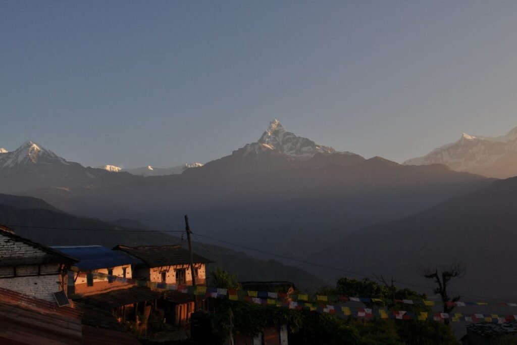 "Machhapuchhre-Moutain-from-Dhampus Village"